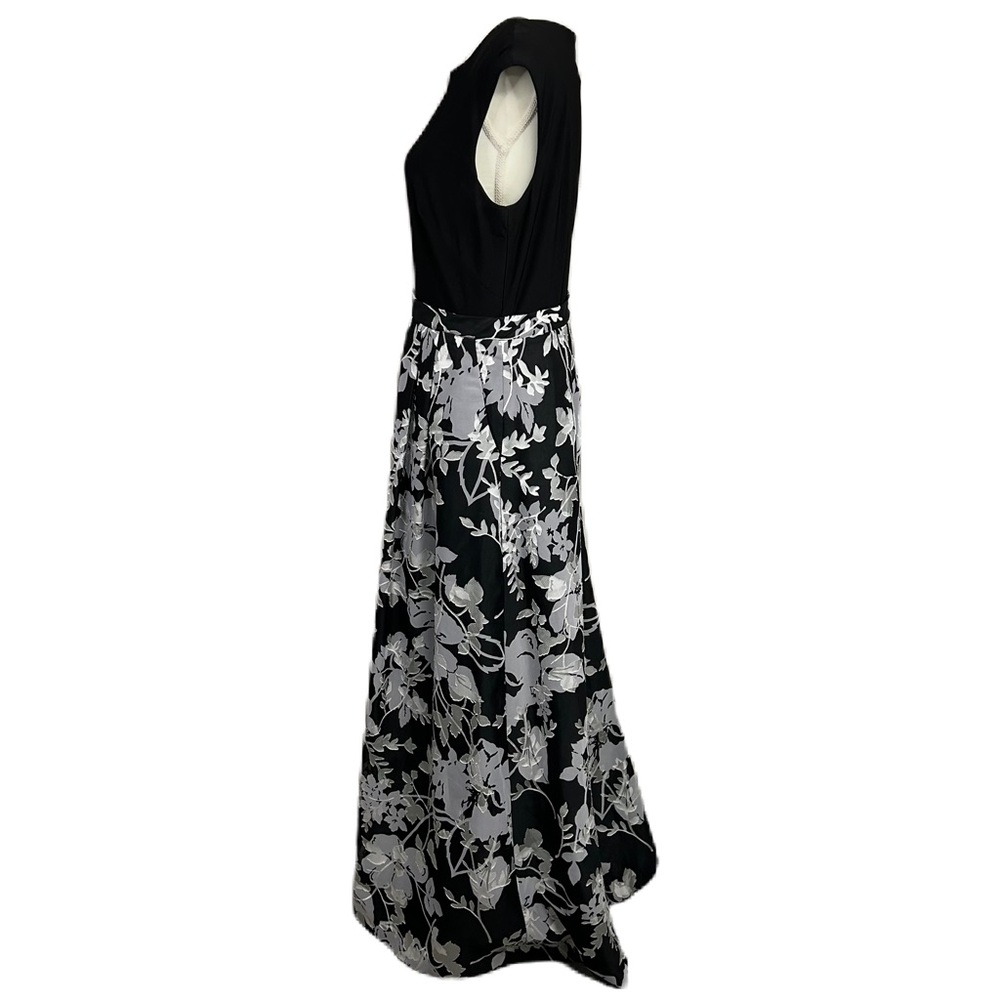 Alex Evenings Floral Cocktail Dress Size 14 Sleeveless Formal Party Event Gala - Picture 4 of 14
